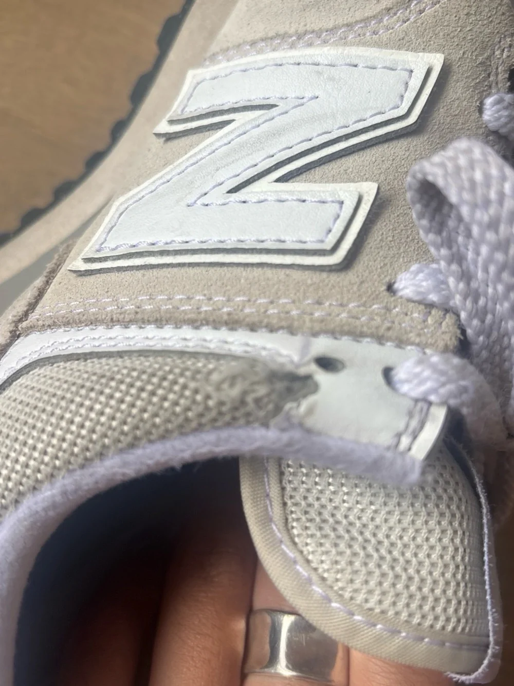 New Balance Athletic Sneakers in Light Beige